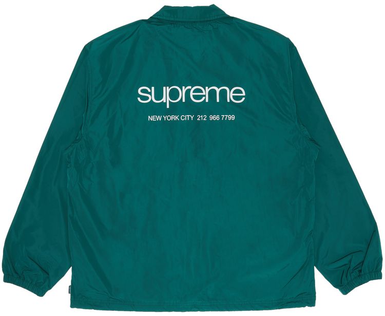 Supreme NYC Coaches Jacket Green