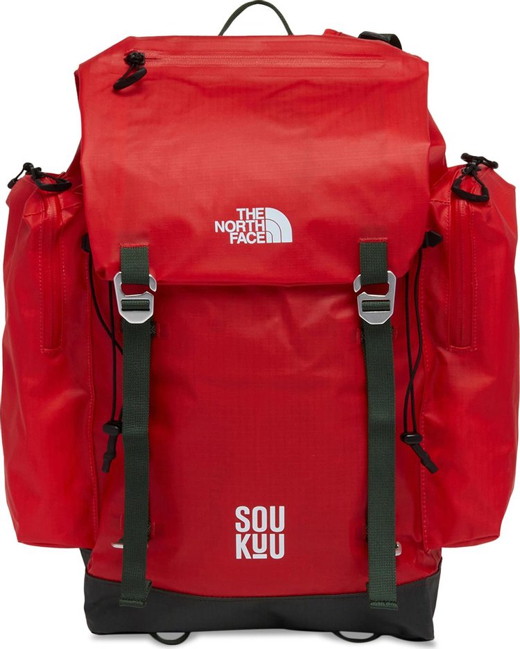 The North Face x Undercover SOUKUU Backpack 'Dark Cedar Green/High Risk Red'