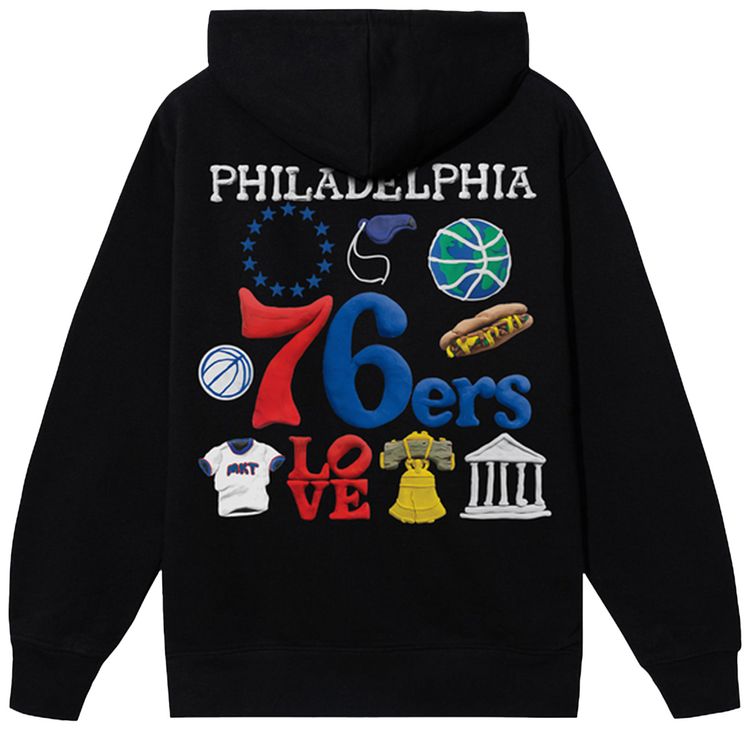 Market x NBA 76Ers Hoodie Black