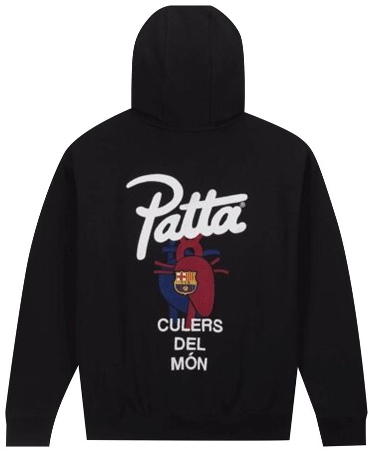 Nike FC Barcelona x Patta Solo Swoosh Hoodie Black