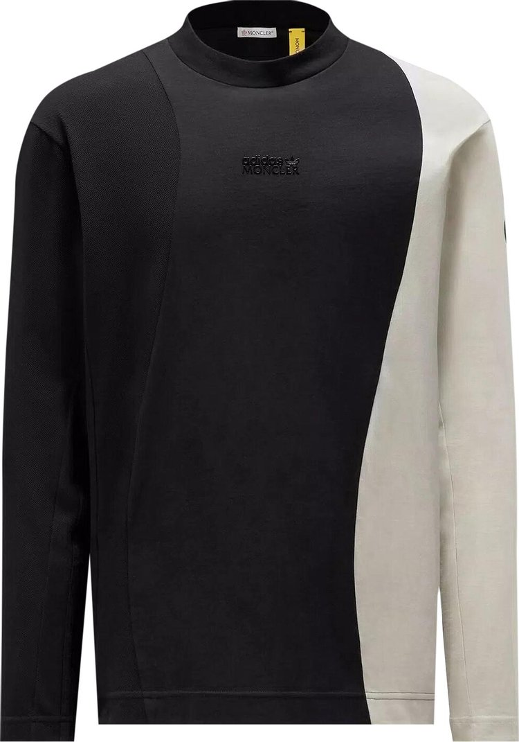Moncler x adidas Jersey Long-Sleeve T-Shirt 'Black/White'