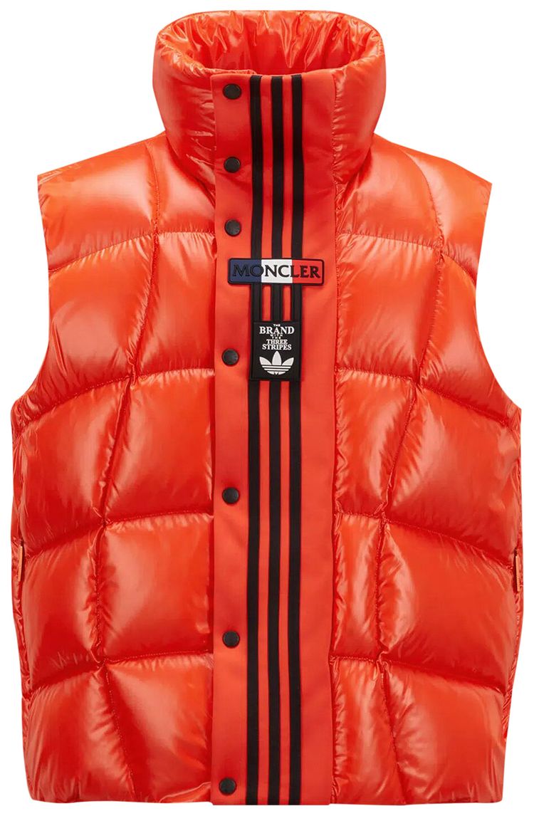 Moncler x adidas Bozon Down Vest Orange