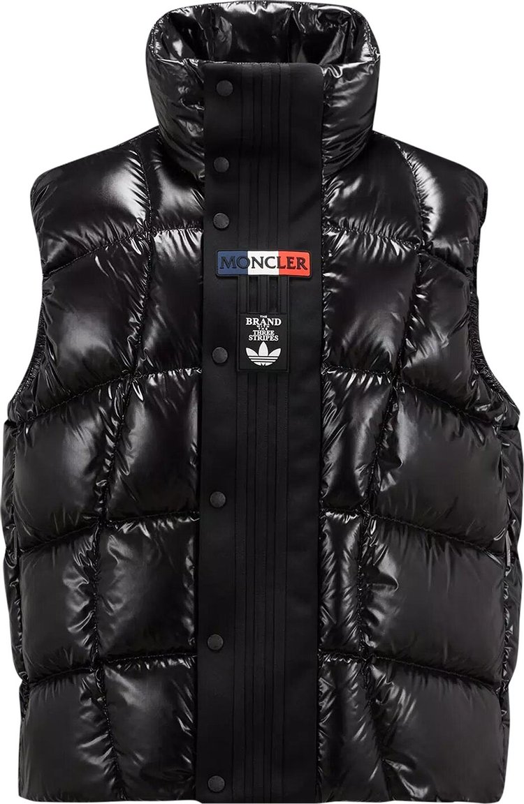 Moncler x adidas Bozon Down Vest Dark Green