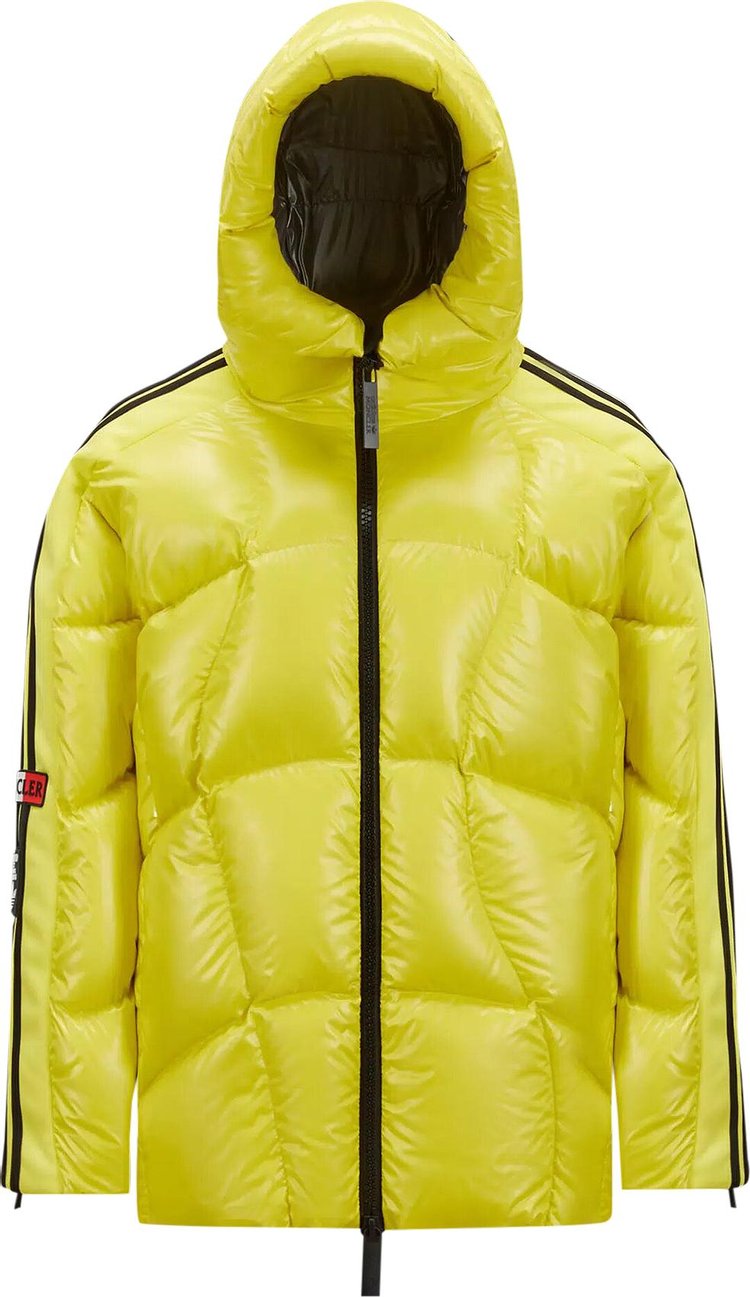 Moncler x adidas Beiser Short Down Jacket Bright Yellow