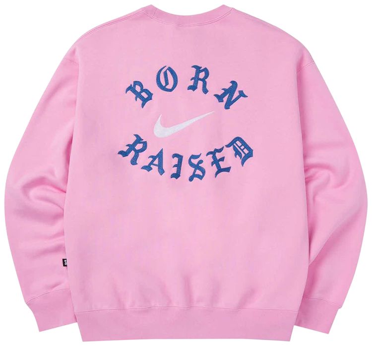 Nike x Born x Raised Crewneck Pink