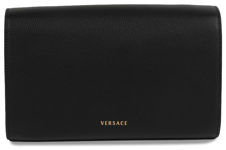 Versace La Medusa Crossbody Bag Black Gold