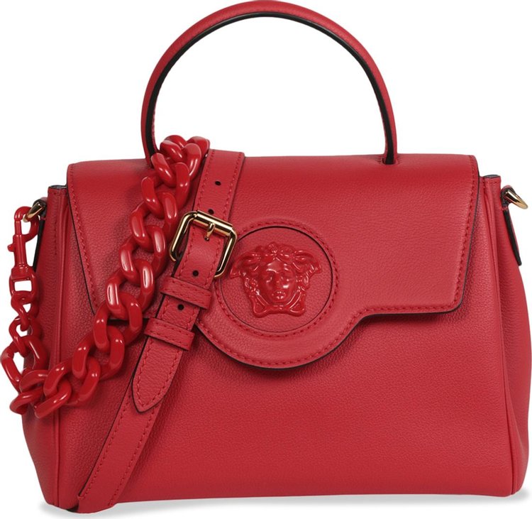 Versace La Medusa Shoulder Bag 'Bright Red'
