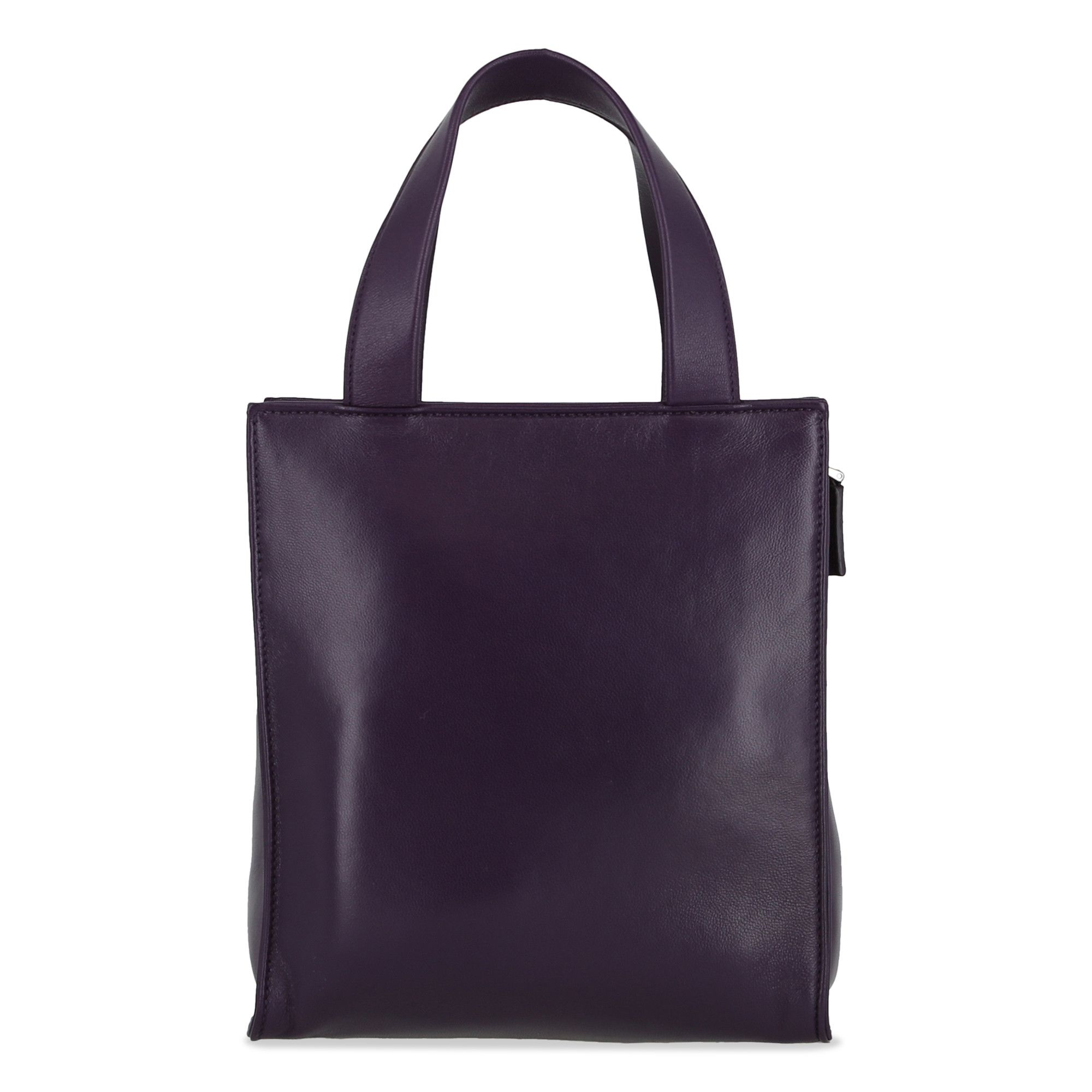 Buy Prada Triangle Leather Crossbody Bag 'Purple' - 1BG418
