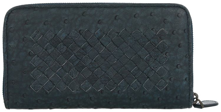 Bottega Veneta Intrecciato Wallet Denim