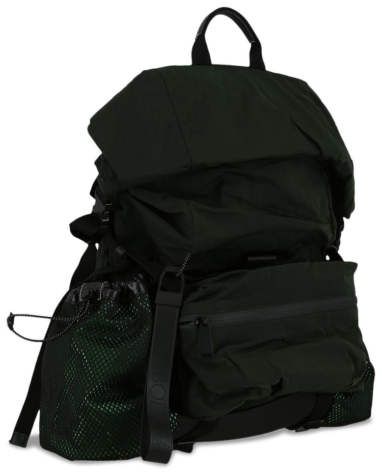 Bottega Veneta Bi Color Plain Outlet Backpack Khaki
