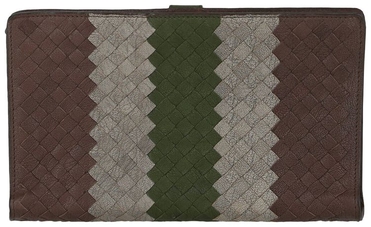 Bottega Veneta Multi Clutch Case Steel Multicolor