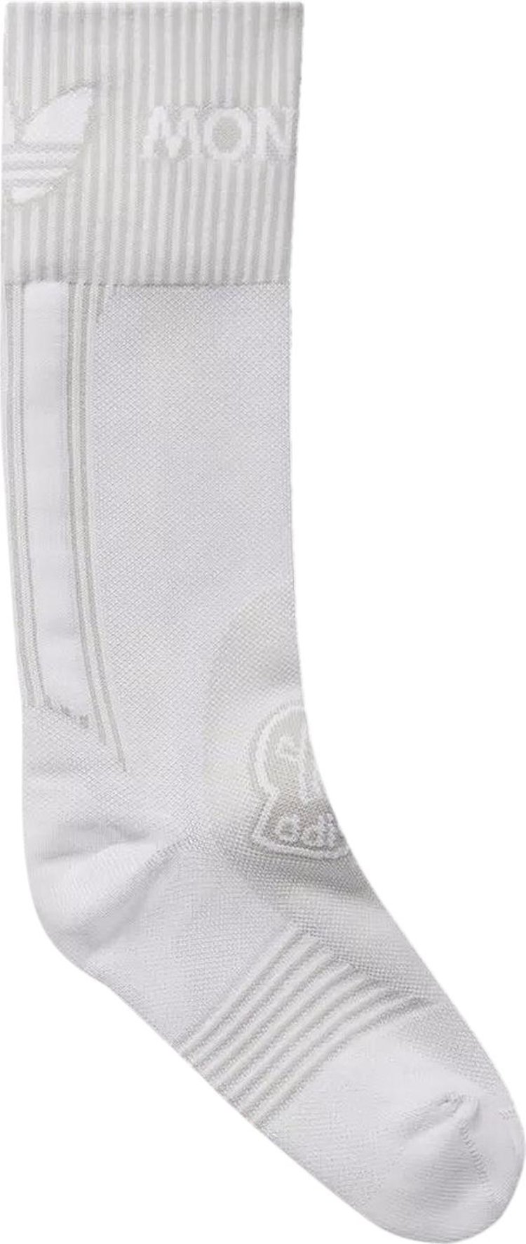 Moncler x adidas Logo Socks 'Optic White'