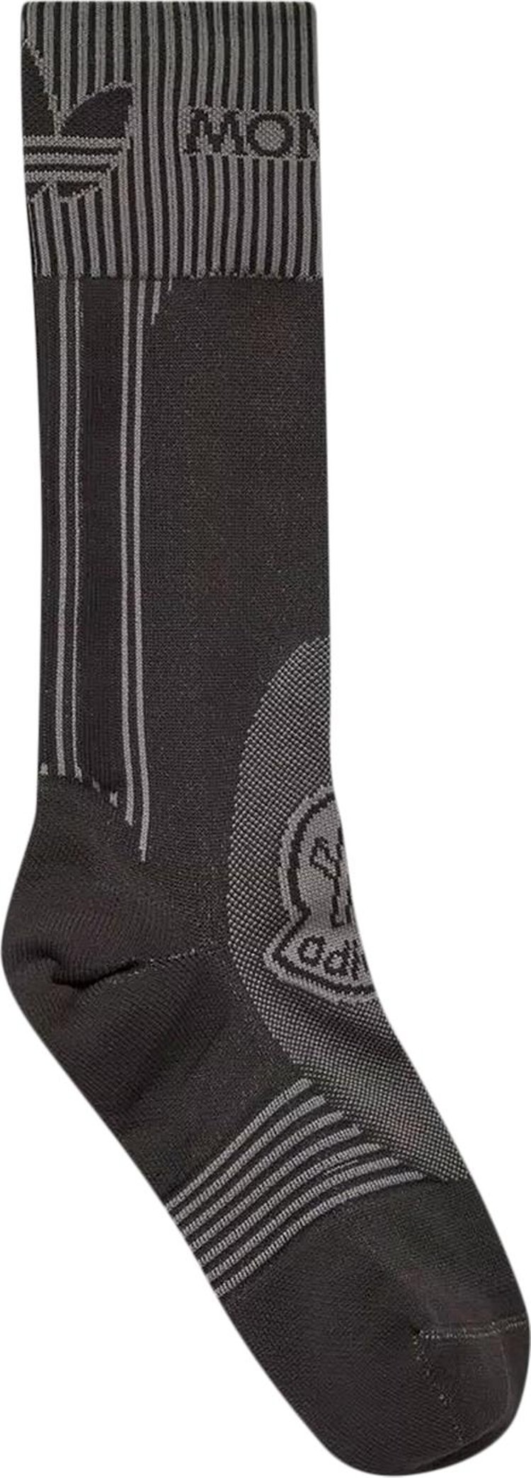 Moncler x adidas Logo Socks 'Black'