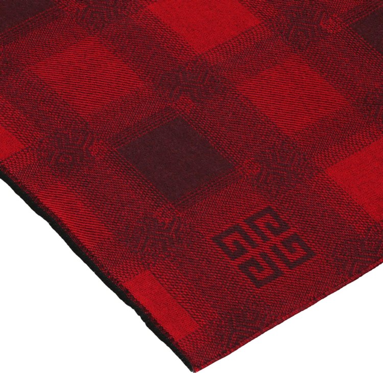 Givenchy Collegial Bonded Scarf Red