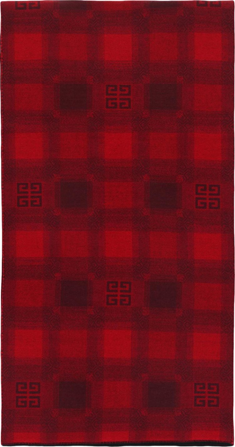 Givenchy Collegial Bonded Scarf Red