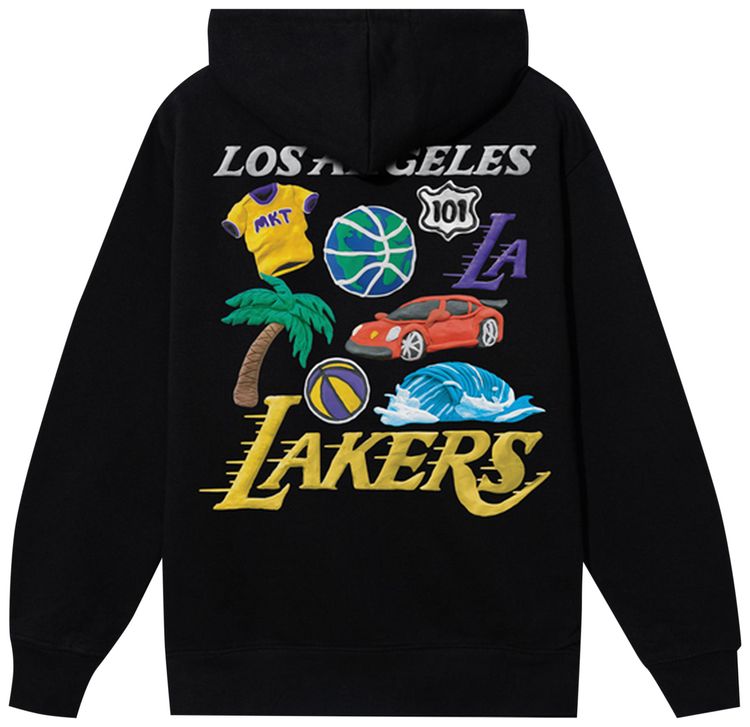 Market x NBA Lakers Hoodie Black