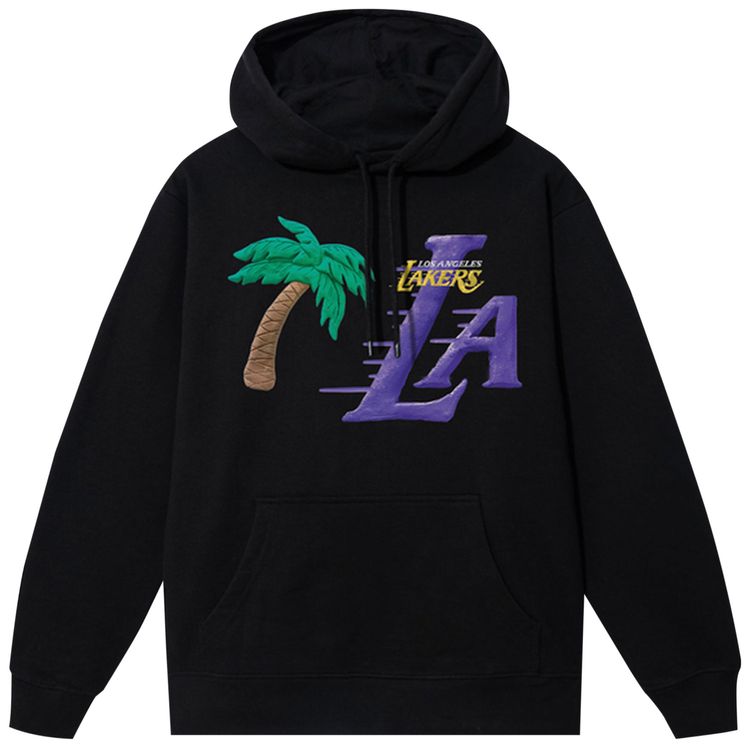 mens black lakers hoodie