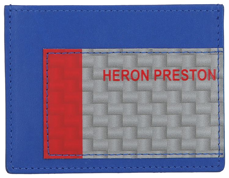 Heron Preston Tape Card Holder Wallet Blue
