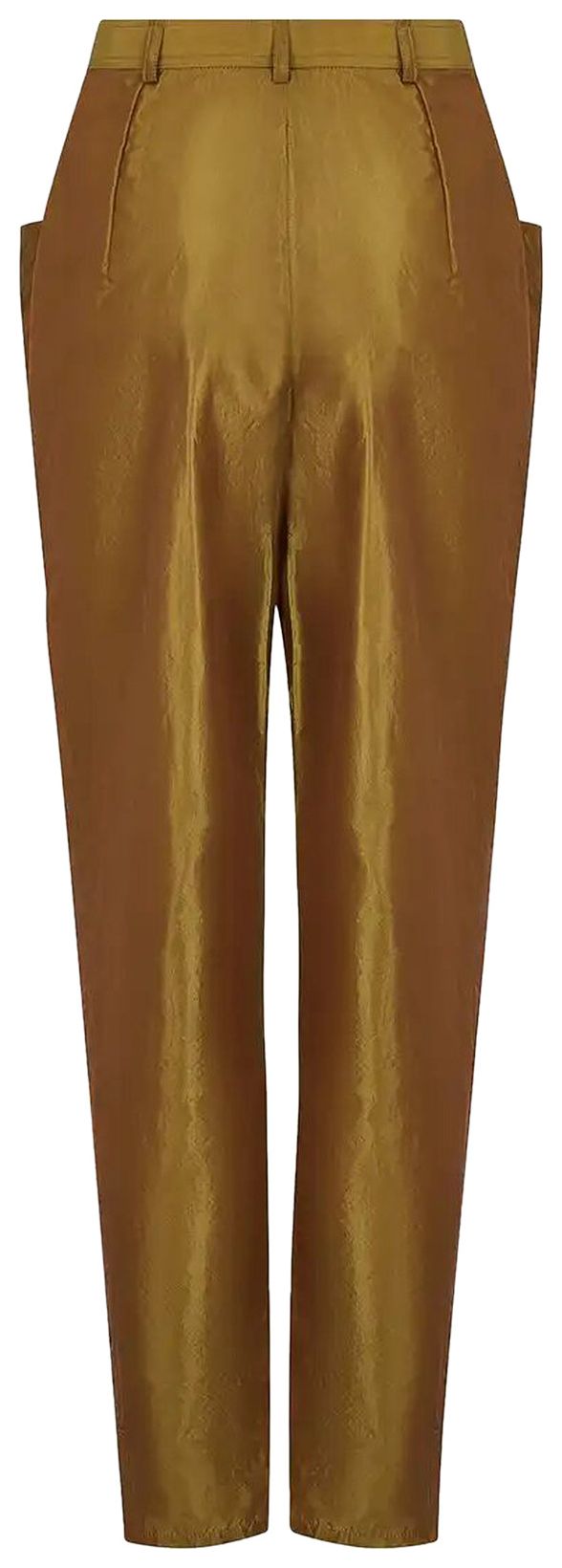 Vintage Yves Saint Laurent Iridescent Trousers Green