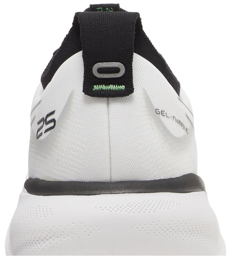 Asics Gel Nimbus 25 White Black Green