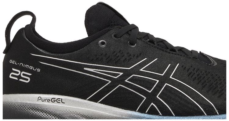 Asics Gel Nimbus 25 Platinum Black Pure Silver