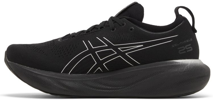 Asics Gel Nimbus 25 Platinum Black Pure Silver