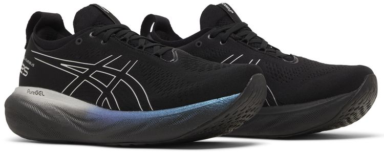 Asics Gel Nimbus 25 Platinum Black Pure Silver