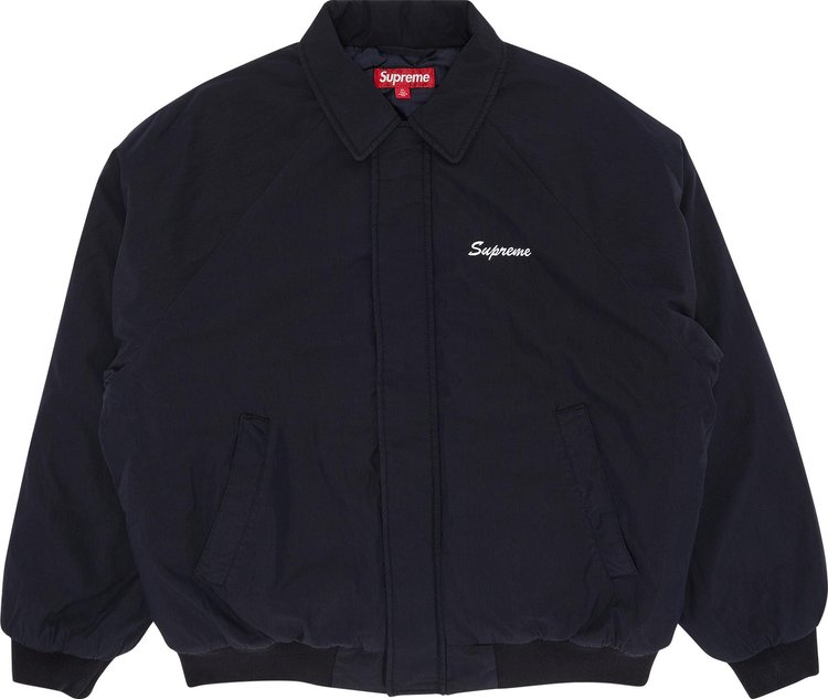 Buy Supreme Peace Embroidered Work Jacket 'Navy' - FW23J98 NAVY | GOAT