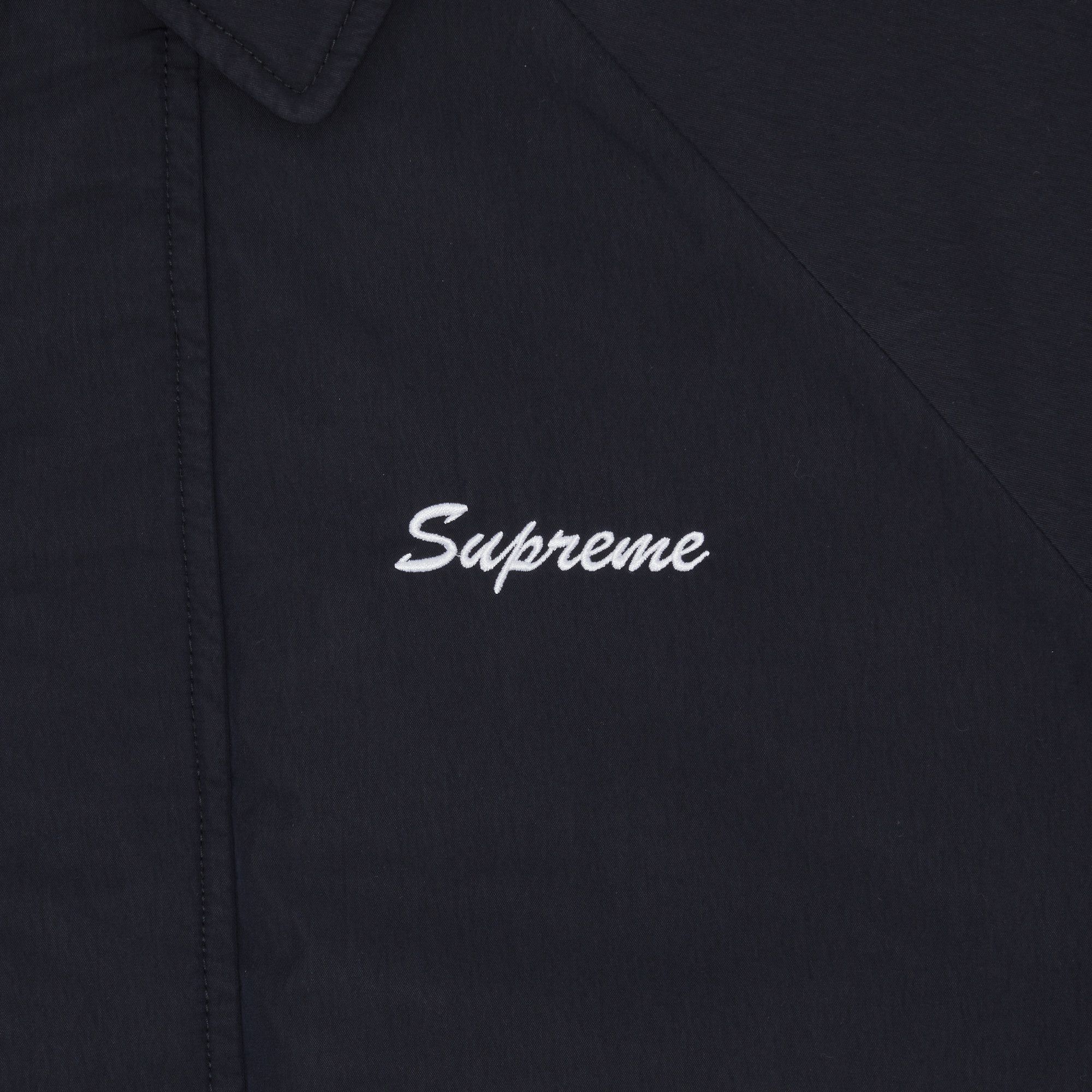 Buy Supreme Peace Embroidered Work Jacket 'Navy' - FW23J98