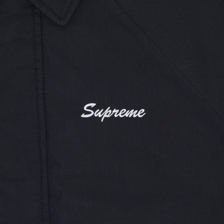 Supreme Peace Embroidered Work Jacket Navy