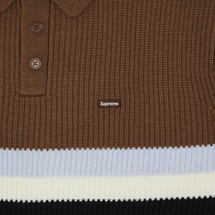 Buy Supreme Small Box Polo Sweater 