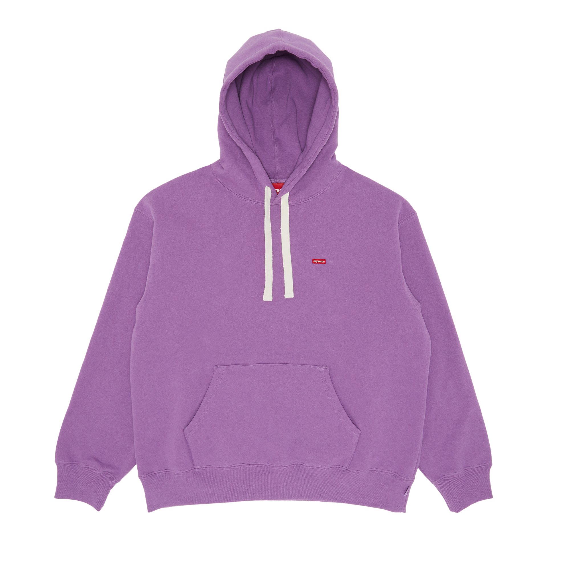 Buy Supreme Small Box Drawcord Hooded Sweatshirt 'Purple