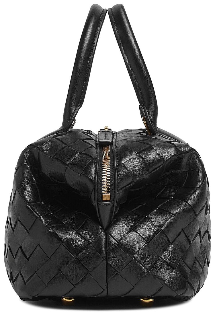 Bottega Veneta Mini Bauletto BlackMedium Brass