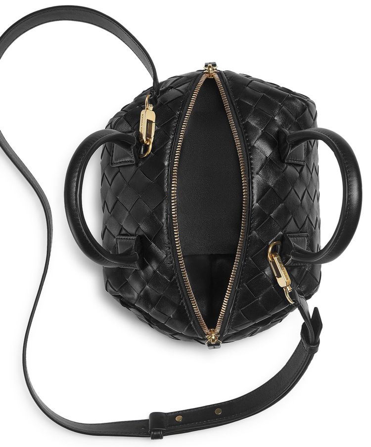 Bottega Veneta Mini Bauletto BlackMedium Brass