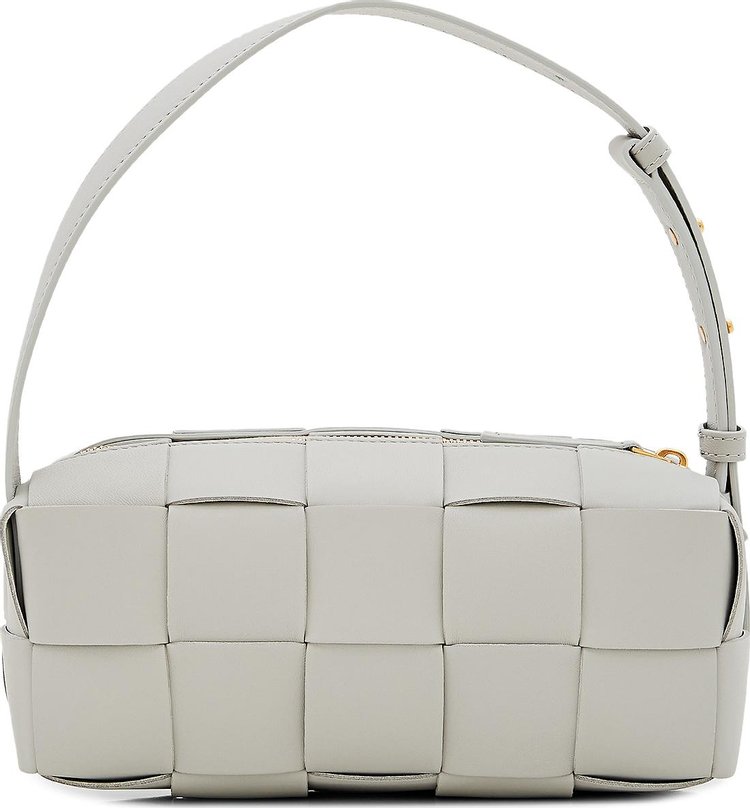 Bottega Veneta Small Brick Cassette Bag GreyMuse Brass