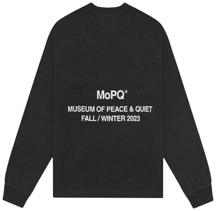 Museum of Peace  Quiet Long Sleeve T Shirt Black