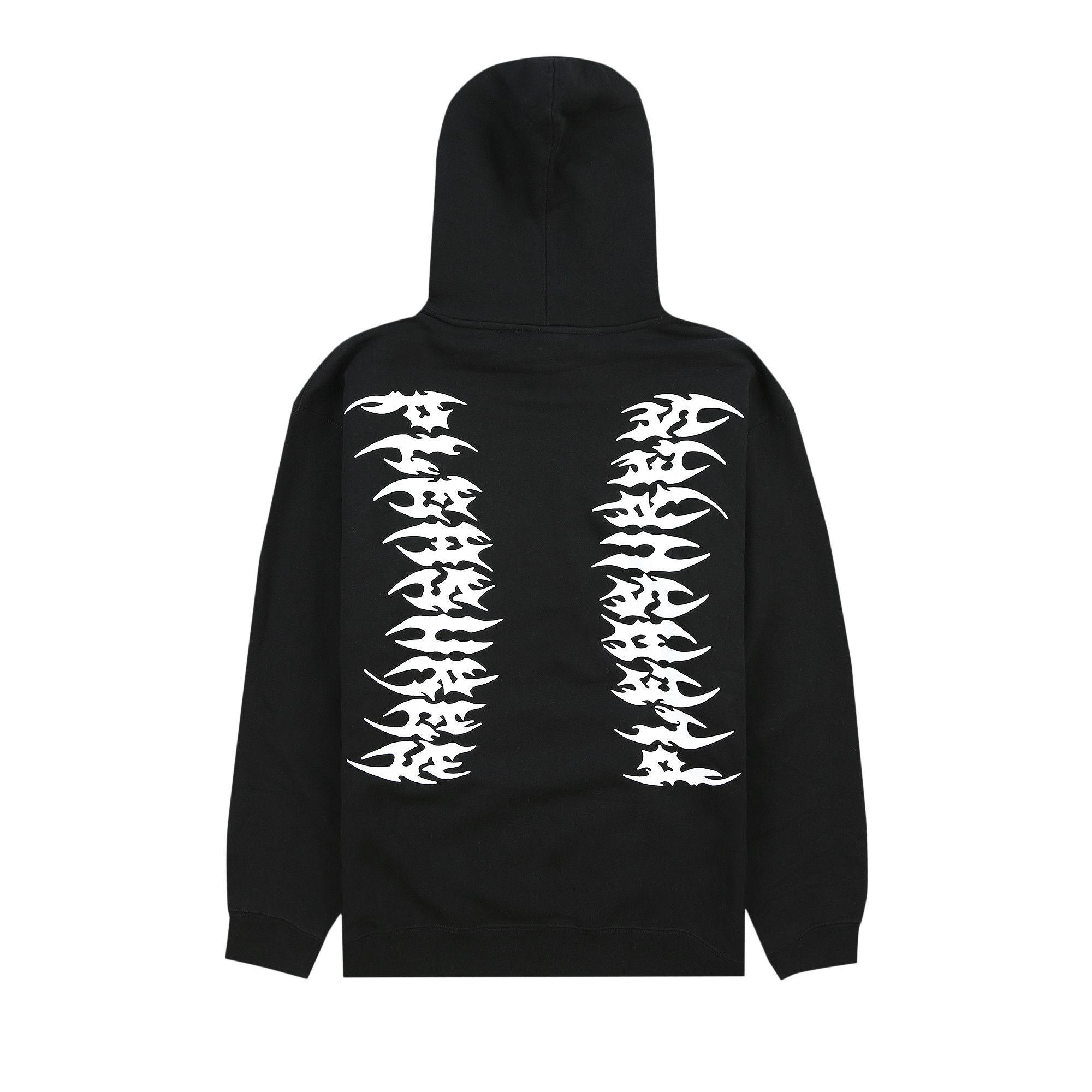 Black ripped hoodie discount