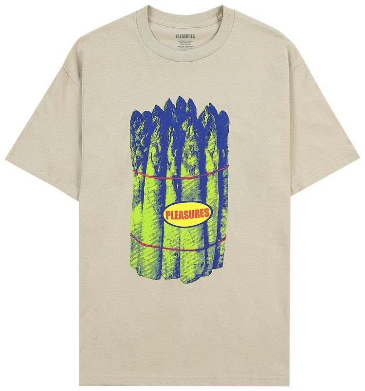 Pleasures Veggie T Shirt Sand