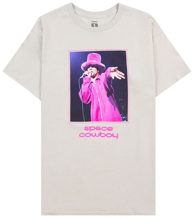 Pleasures Space Cowboy T Shirt Steel