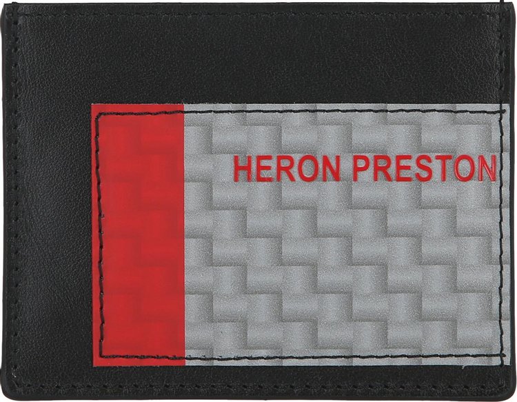 Heron Preston Tape Card Holder Wallet Black