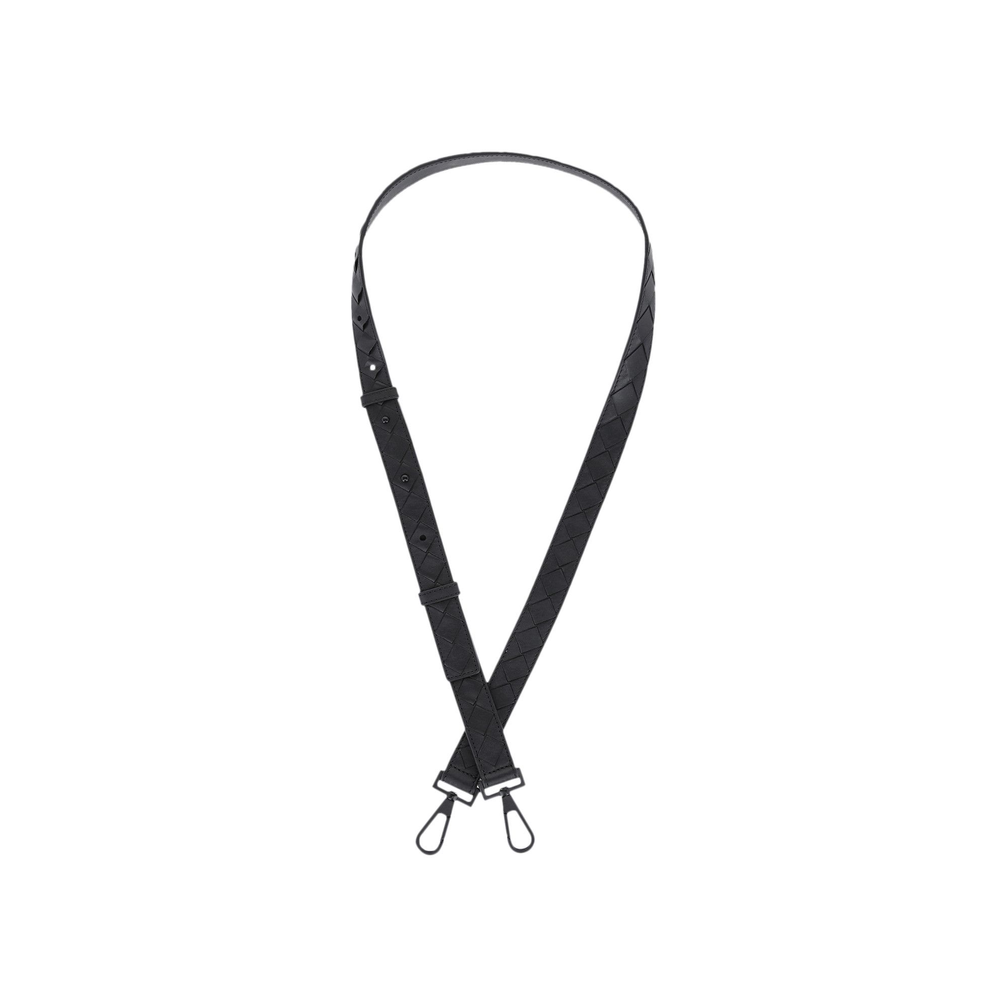 Buy Bottega Veneta Leather Detachable Shoulder Strap Black 610363 VCPQ1 8984 GOAT