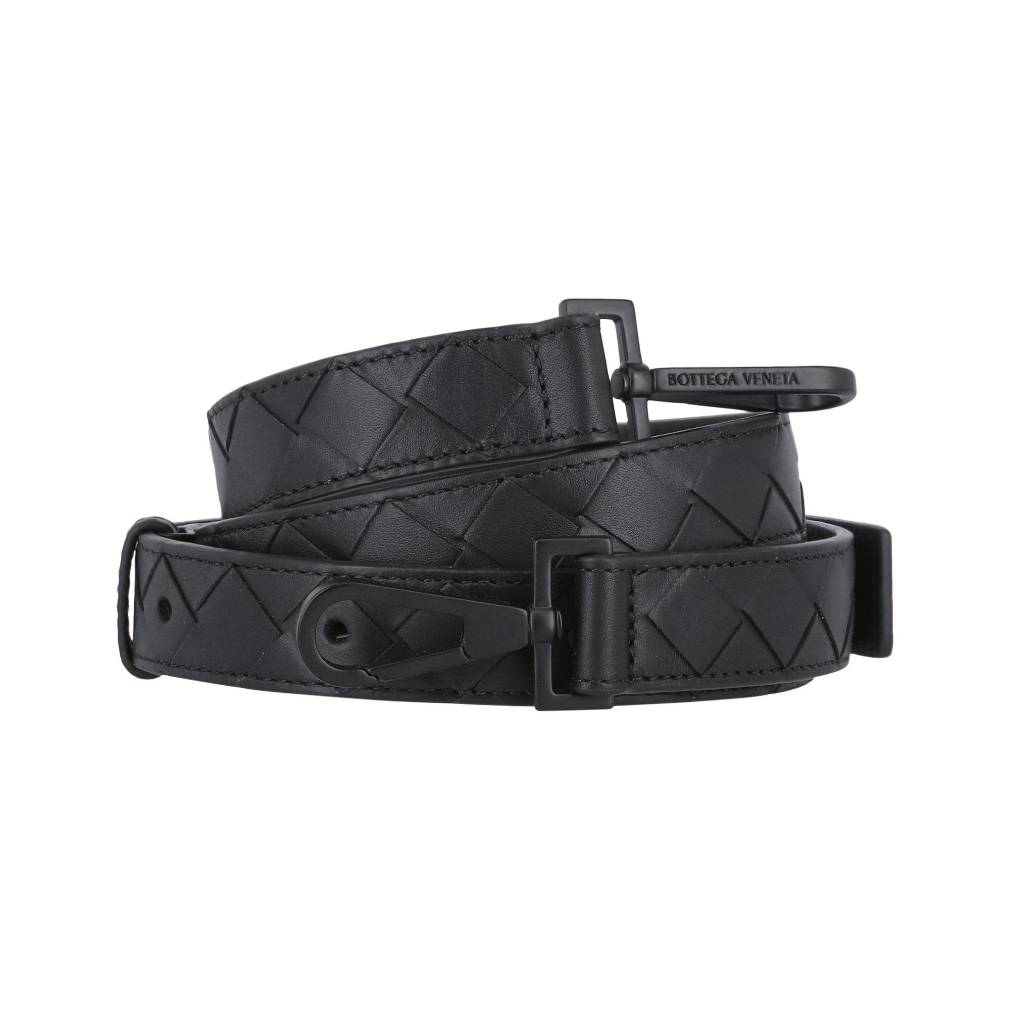 激安通販の Buy Bottega Veneta Leather Detachable Shoulder Strap 'Black スマホアクセサリー