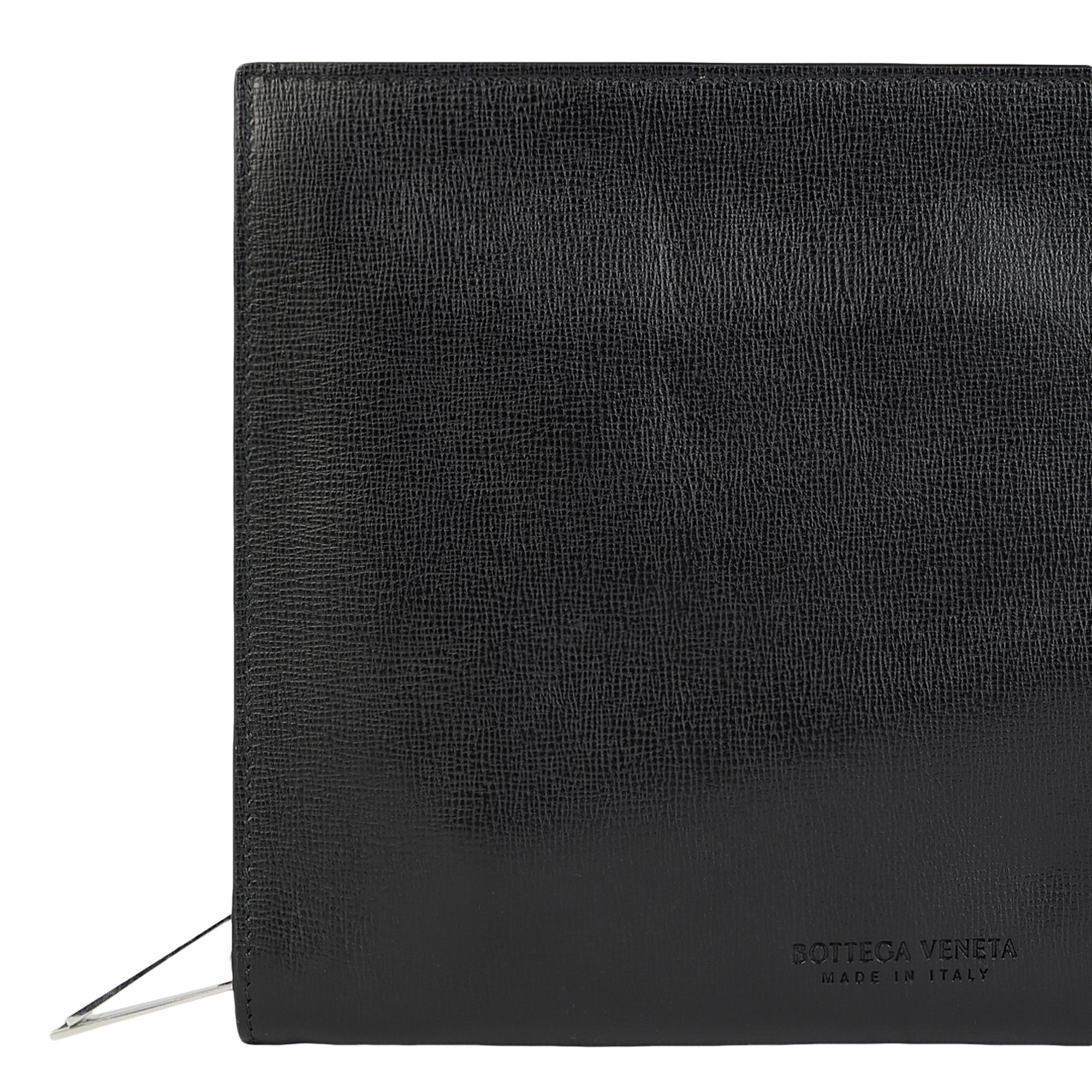 Buy Bottega Veneta Leather Embossed Pouch 'Black/Silver