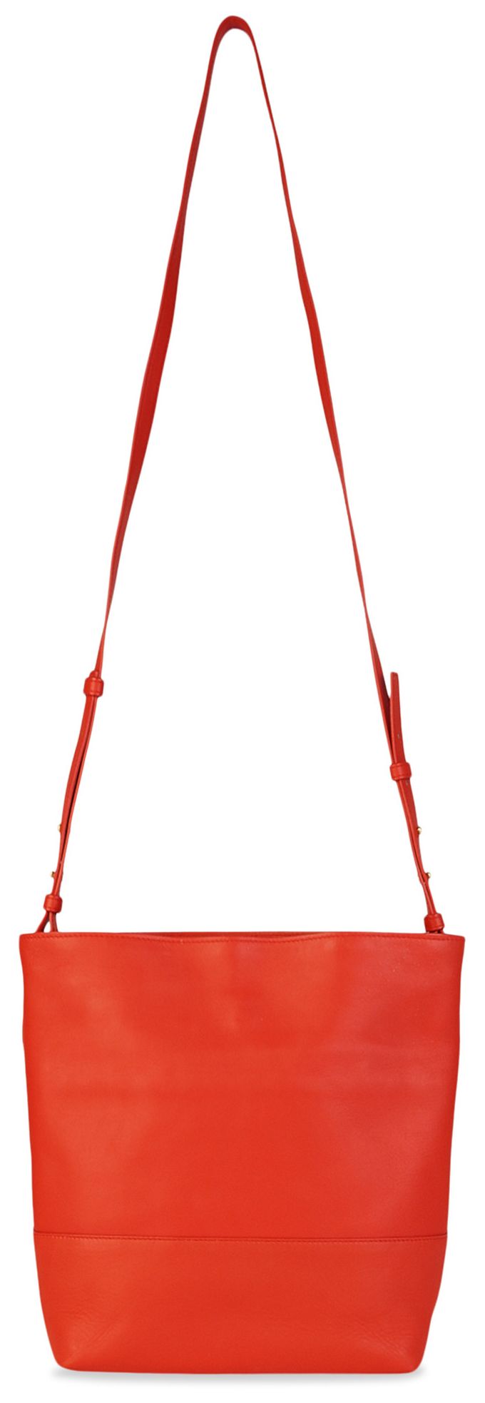 Bottega Veneta Leather Bucket Bag Lava