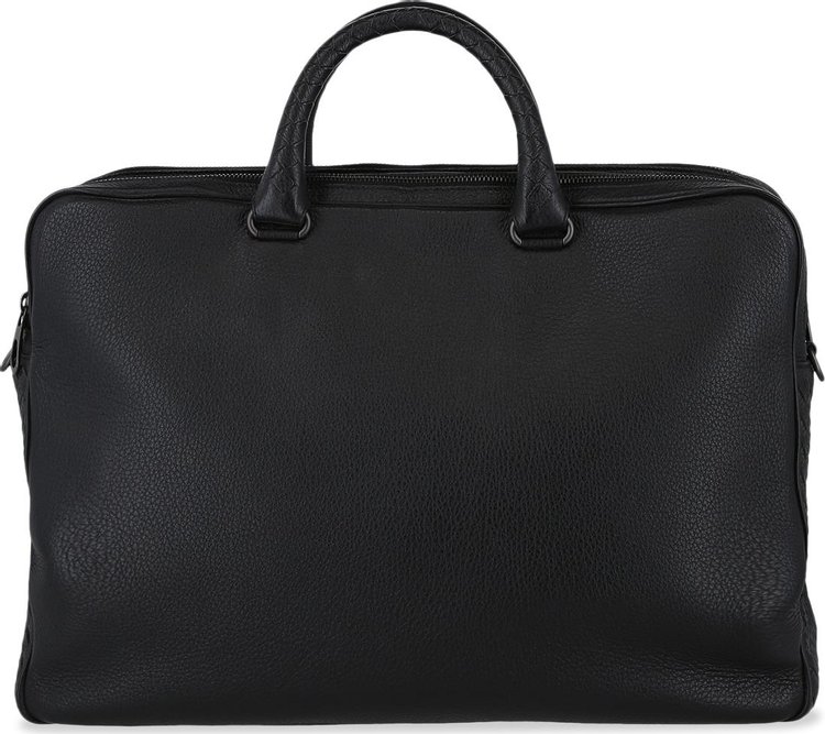 Bottega Veneta Top Handle Leather Briefcase 'Black'