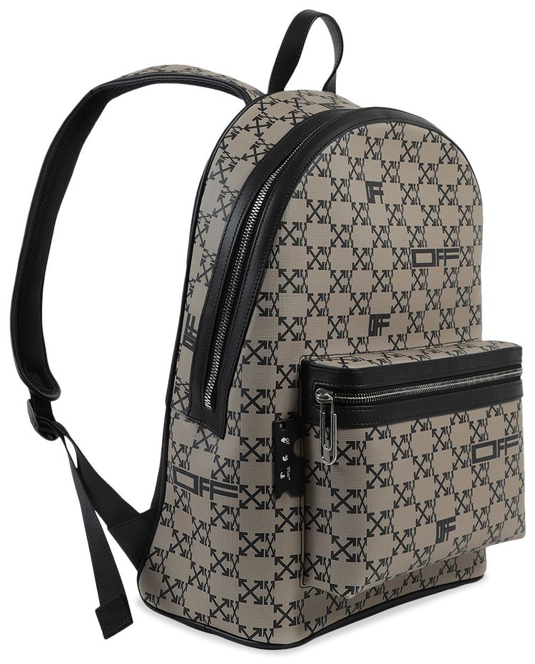 Off White Monogram Backpack BrownBlack