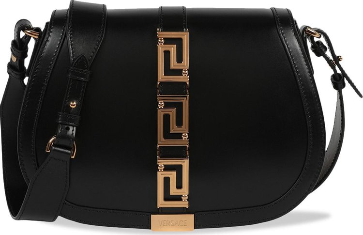 Versace Greca Goddess Large Shoulder Bag 'Black Gold'