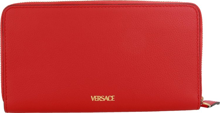 Versace La Medusa Wallet Bright Red