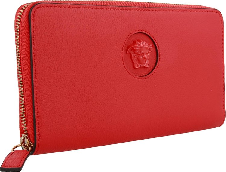 Versace La Medusa Wallet Bright Red