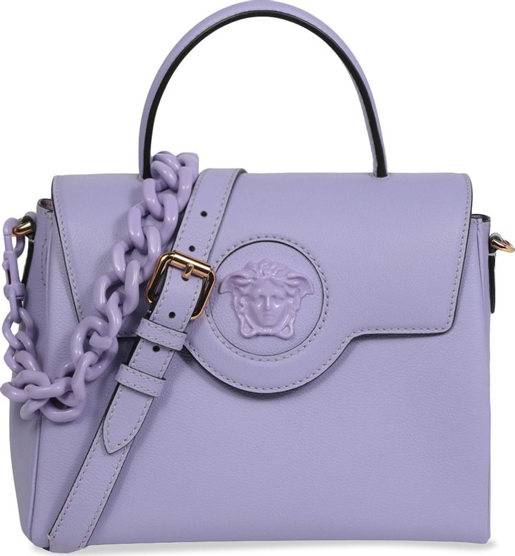 Versace La Medusa Shoulder Bag Lilac